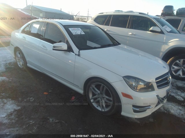 MERCEDES-BENZ C-CLASS 2014 wddgf8ab1er310078