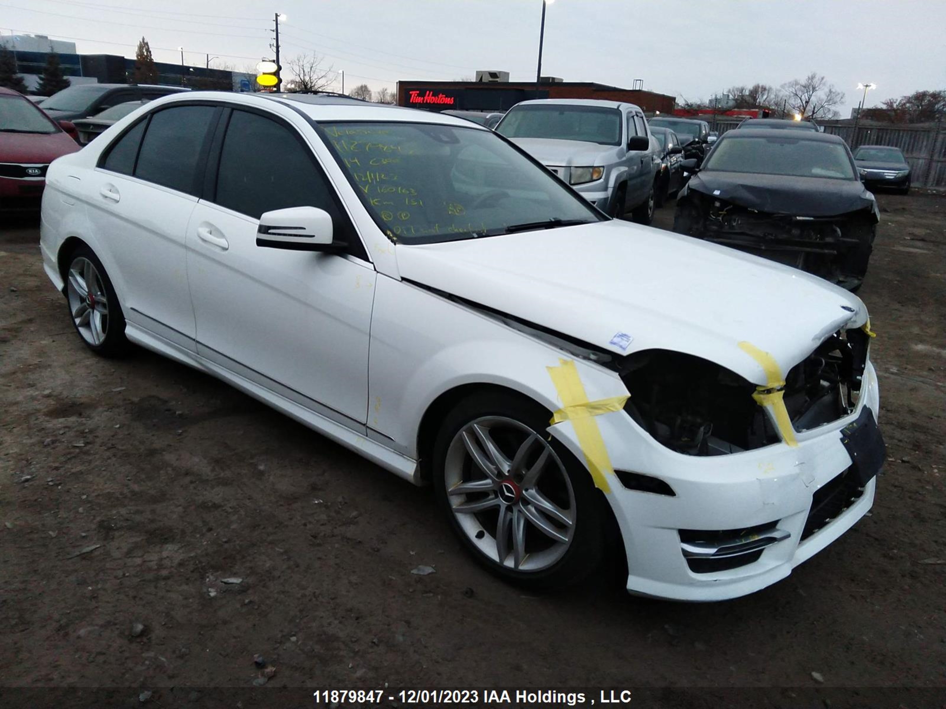 MERCEDES-BENZ C-KLASSE 2014 wddgf8ab3eg160163