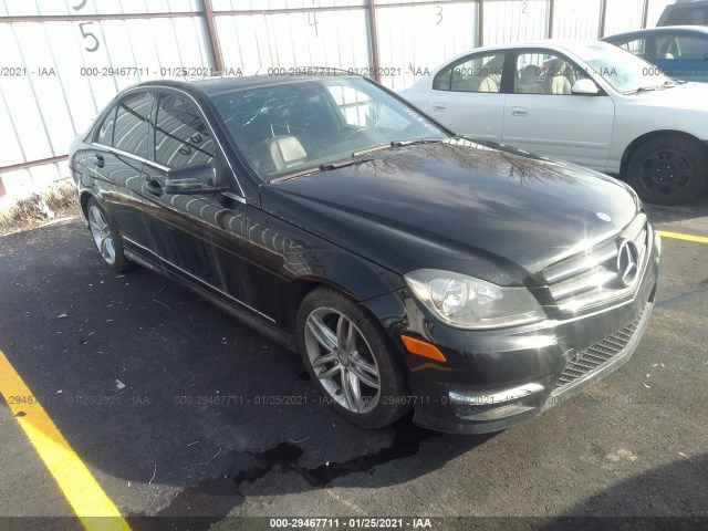 MERCEDES-BENZ C-CLASS 2014 wddgf8ab5er309421