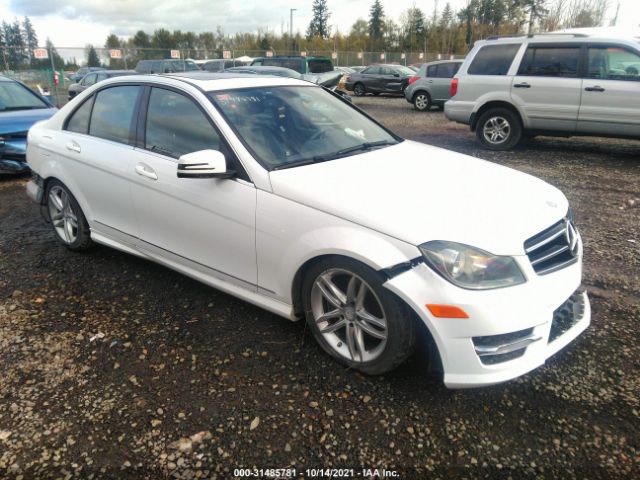 MERCEDES-BENZ C-CLASS 2014 wddgf8ab5er313002