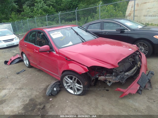 MERCEDES-BENZ C-CLASS 2014 wddgf8ab5er322461