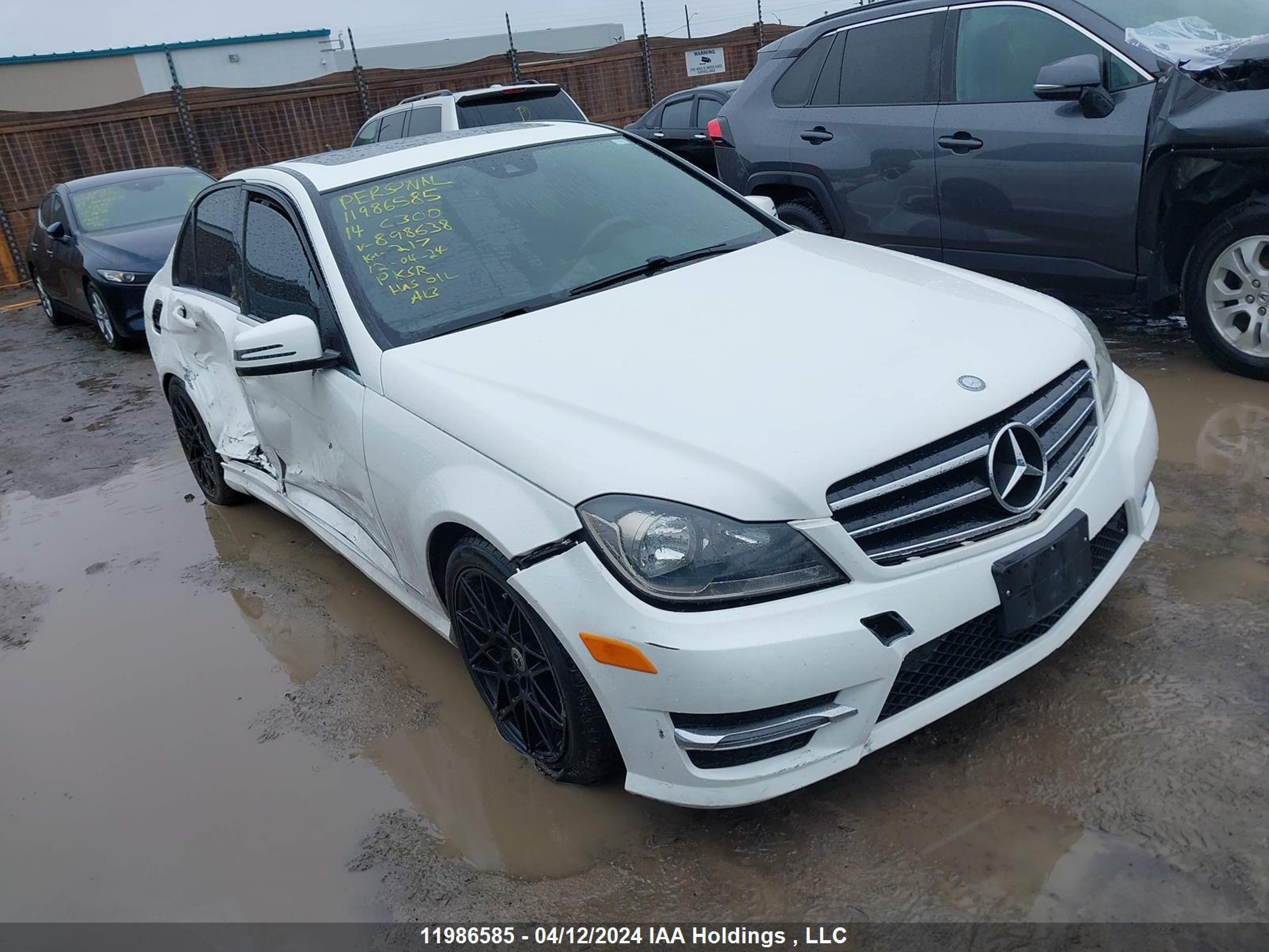 MERCEDES-BENZ C-KLASSE 2014 wddgf8ab6ea898638