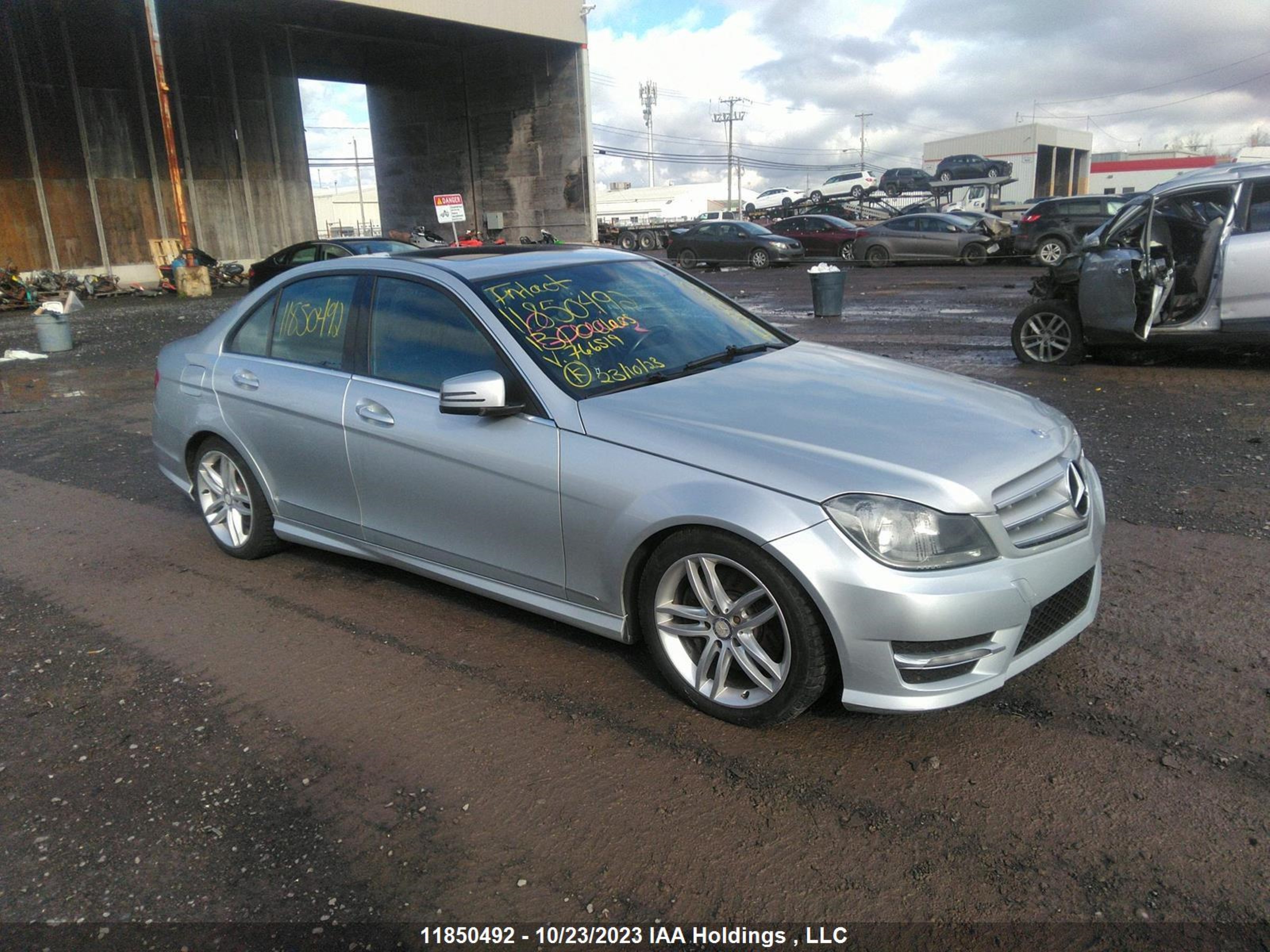 MERCEDES-BENZ C-KLASSE 2013 wddgf8ab9da766519