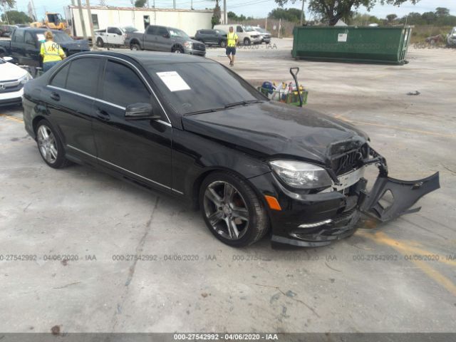 MERCEDES-BENZ C-CLASS 2011 wddgf8bb0br184287