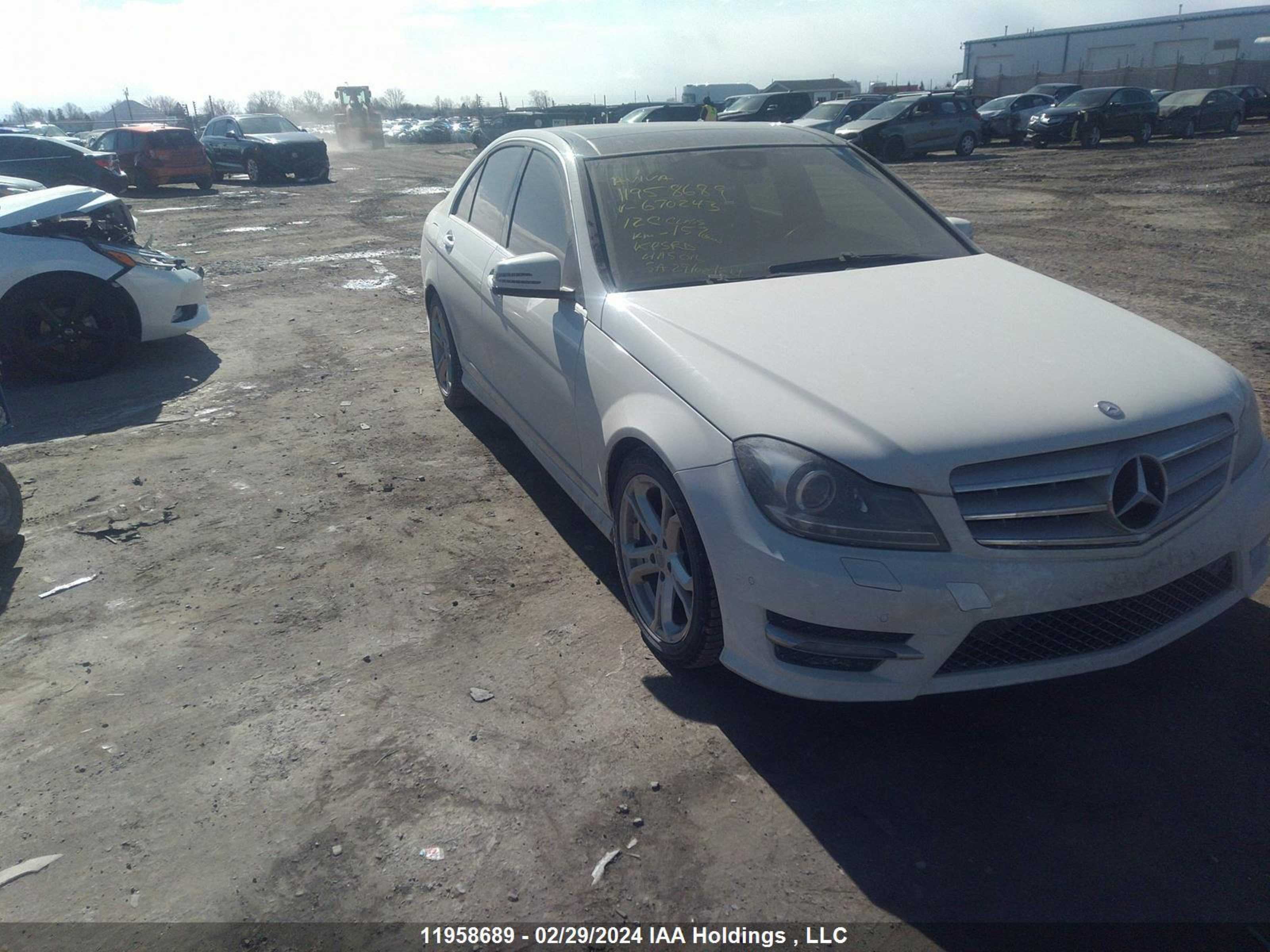 MERCEDES-BENZ C-KLASSE 2012 wddgf8bb0ca670243