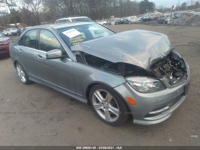 MERCEDES-BENZ C-CLASS 2011 wddgf8bb1br187649