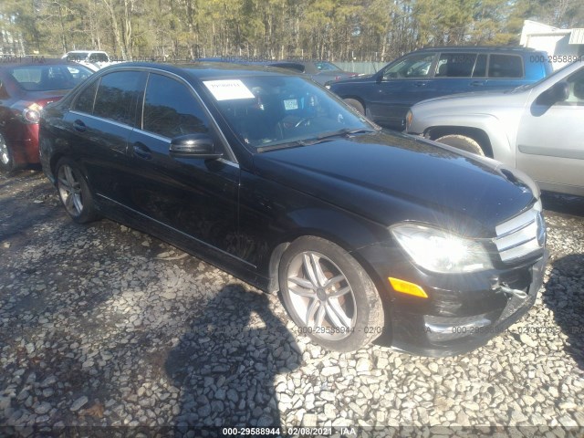 MERCEDES-BENZ C-CLASS 2012 wddgf8bb2cf876103