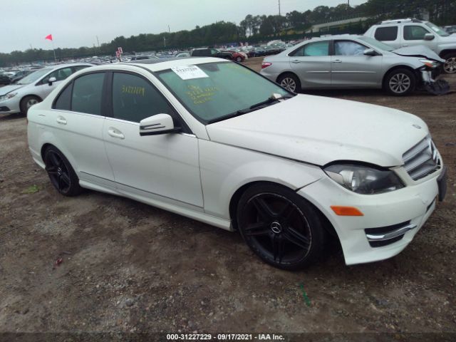 MERCEDES-BENZ C-CLASS 2012 wddgf8bb5ca689919