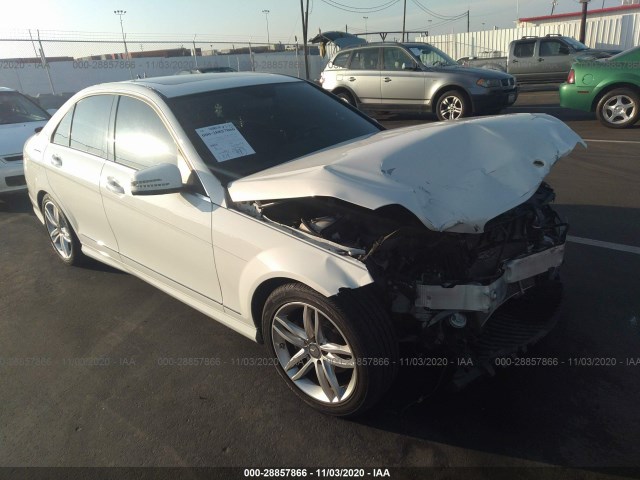 MERCEDES-BENZ C-CLASS 2012 wddgf8bb5ca721963