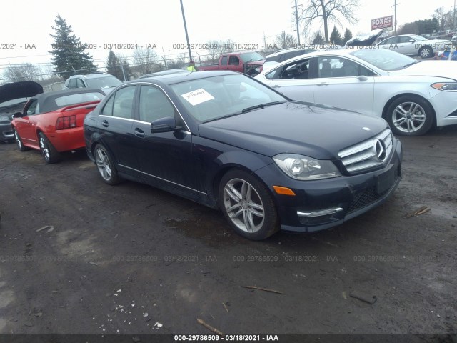 MERCEDES-BENZ C-CLASS 2012 wddgf8bb7cf874704