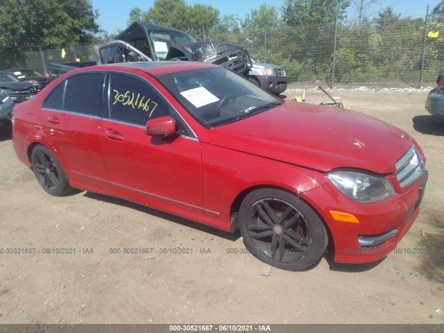 MERCEDES-BENZ C-CLASS 2012 wddgf8bb9ca713347