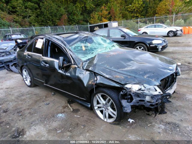 MERCEDES-BENZ C-CLASS 2012 wddgf8bbxca624421