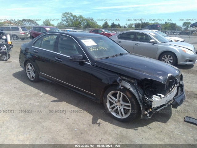 MERCEDES-BENZ C-CLASS 2012 wddgf8bbxca700753