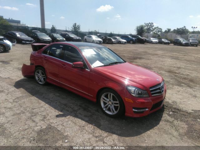 MERCEDES-BENZ C-CLASS 2012 wddgf8bbxcf866502