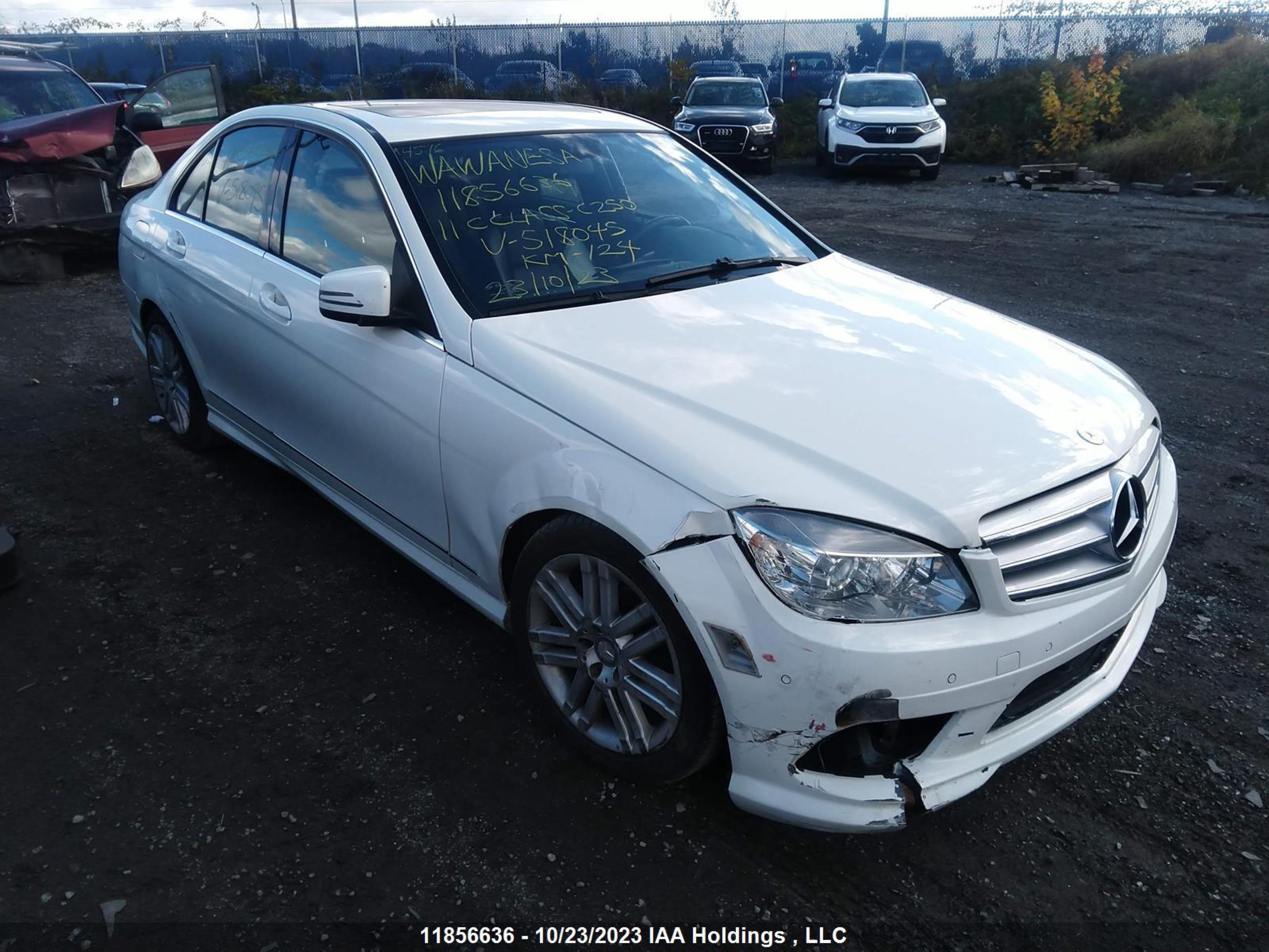 MERCEDES-BENZ C-KLASSE 2011 wddgf8fb3ba518045