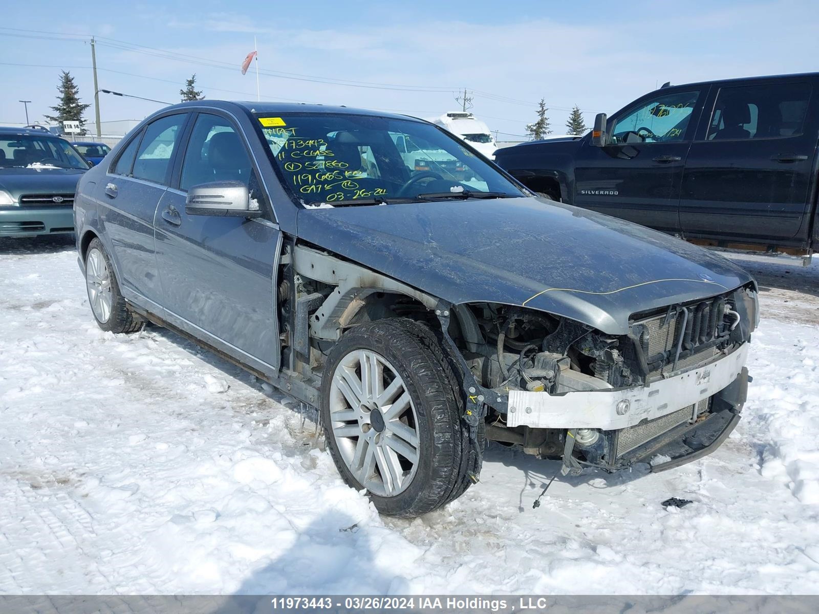 MERCEDES-BENZ C-KLASSE 2011 wddgf8fbxba527860