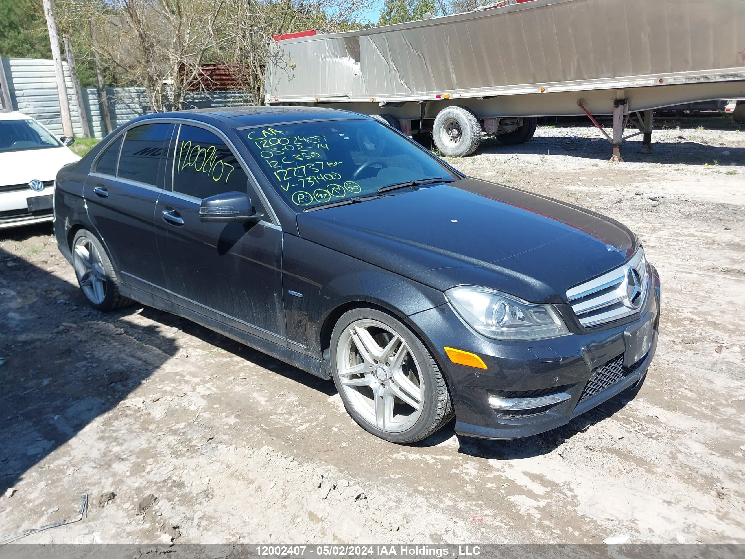 MERCEDES-BENZ C-KLASSE 2012 wddgf8jb5ca739400