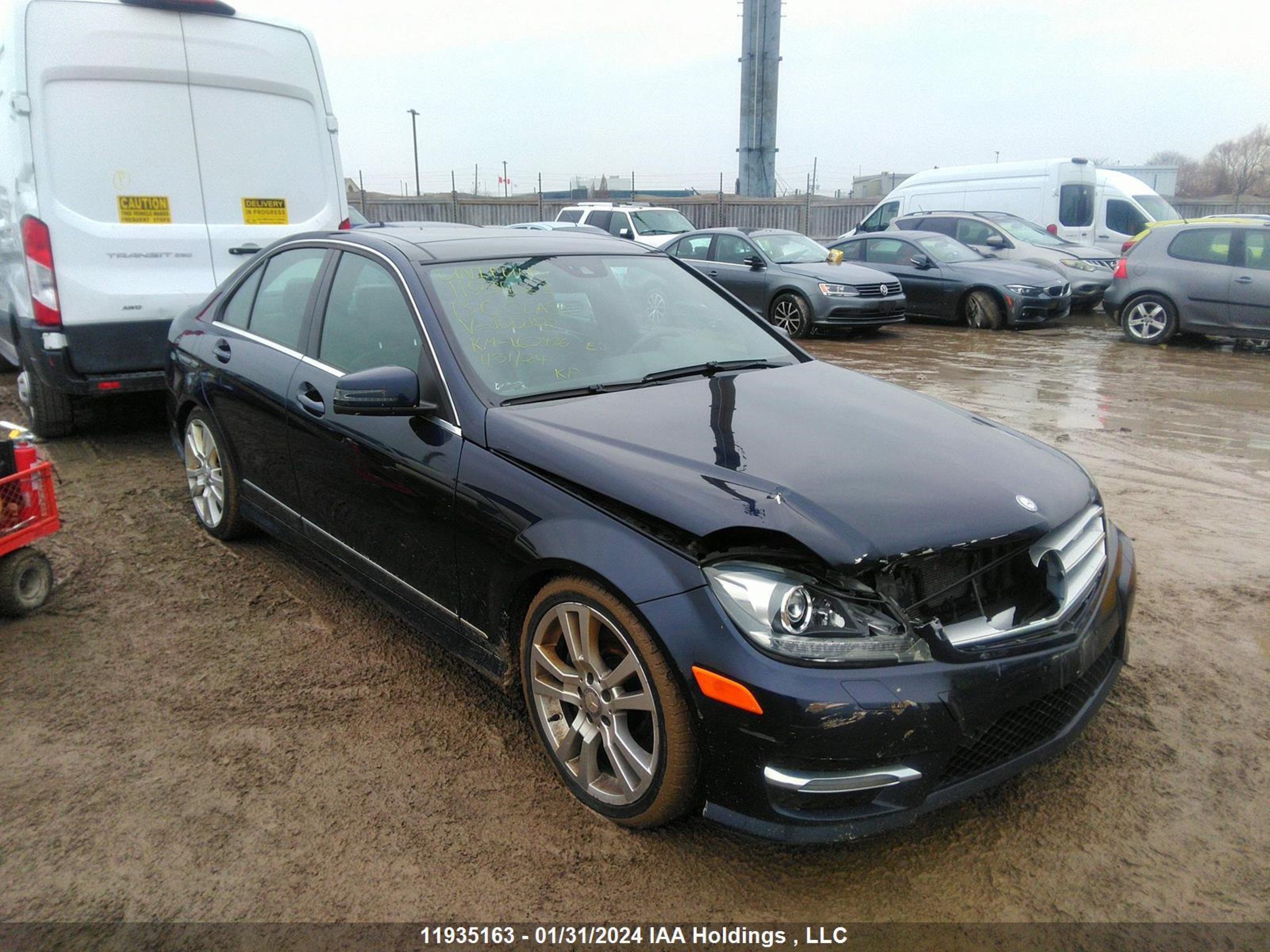 MERCEDES-BENZ C-KLASSE 2013 wddgf8jb6da800822