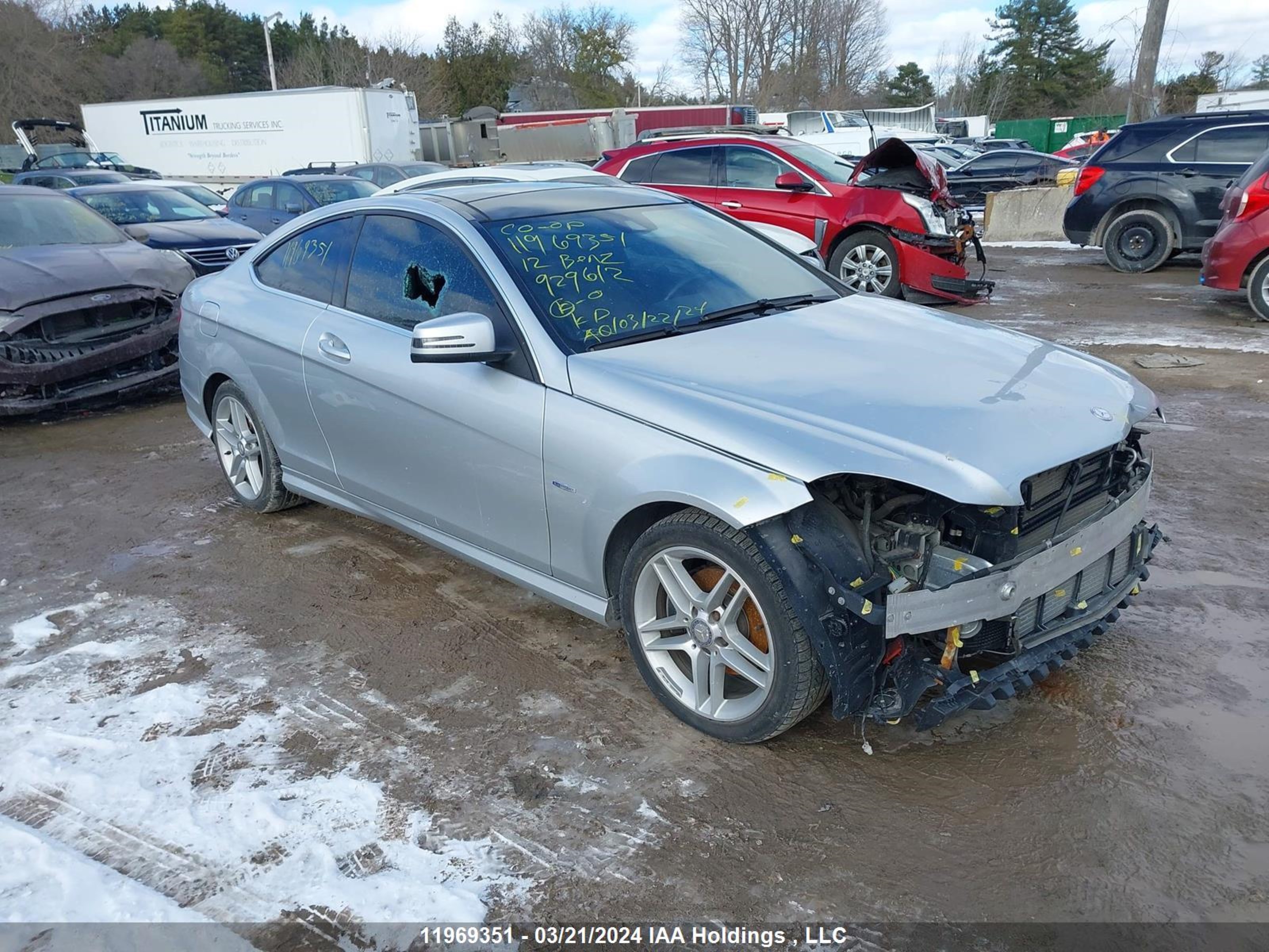 MERCEDES-BENZ C-KLASSE 2012 wddgj4hb6cf929612