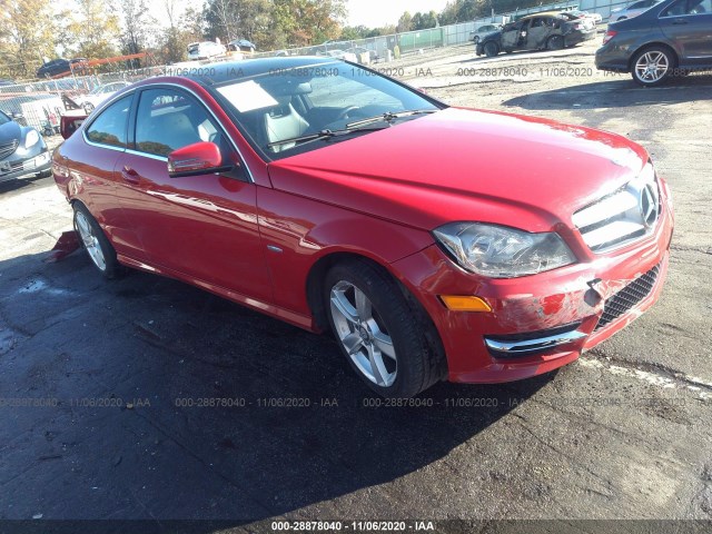 MERCEDES-BENZ C-CLASS 2012 wddgj4hbxcf742681