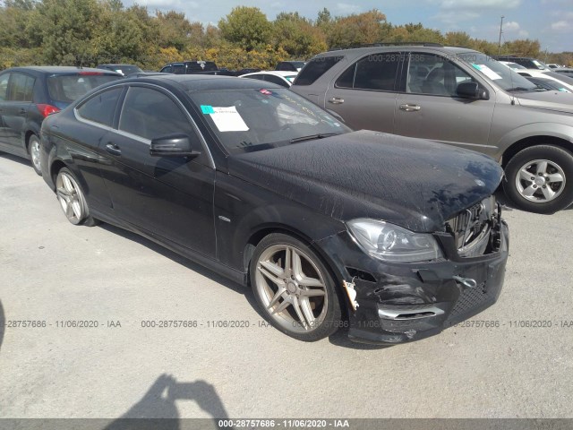 MERCEDES-BENZ C-CLASS 2012 wddgj5hb0cf852595