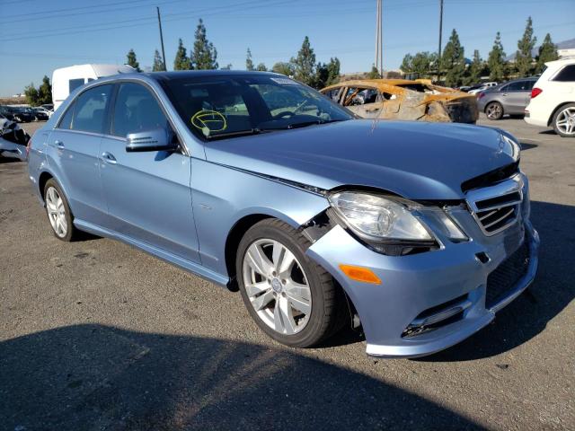 MERCEDES-BENZ E 350 BLUE 2012 wddhf2eb2ca560257