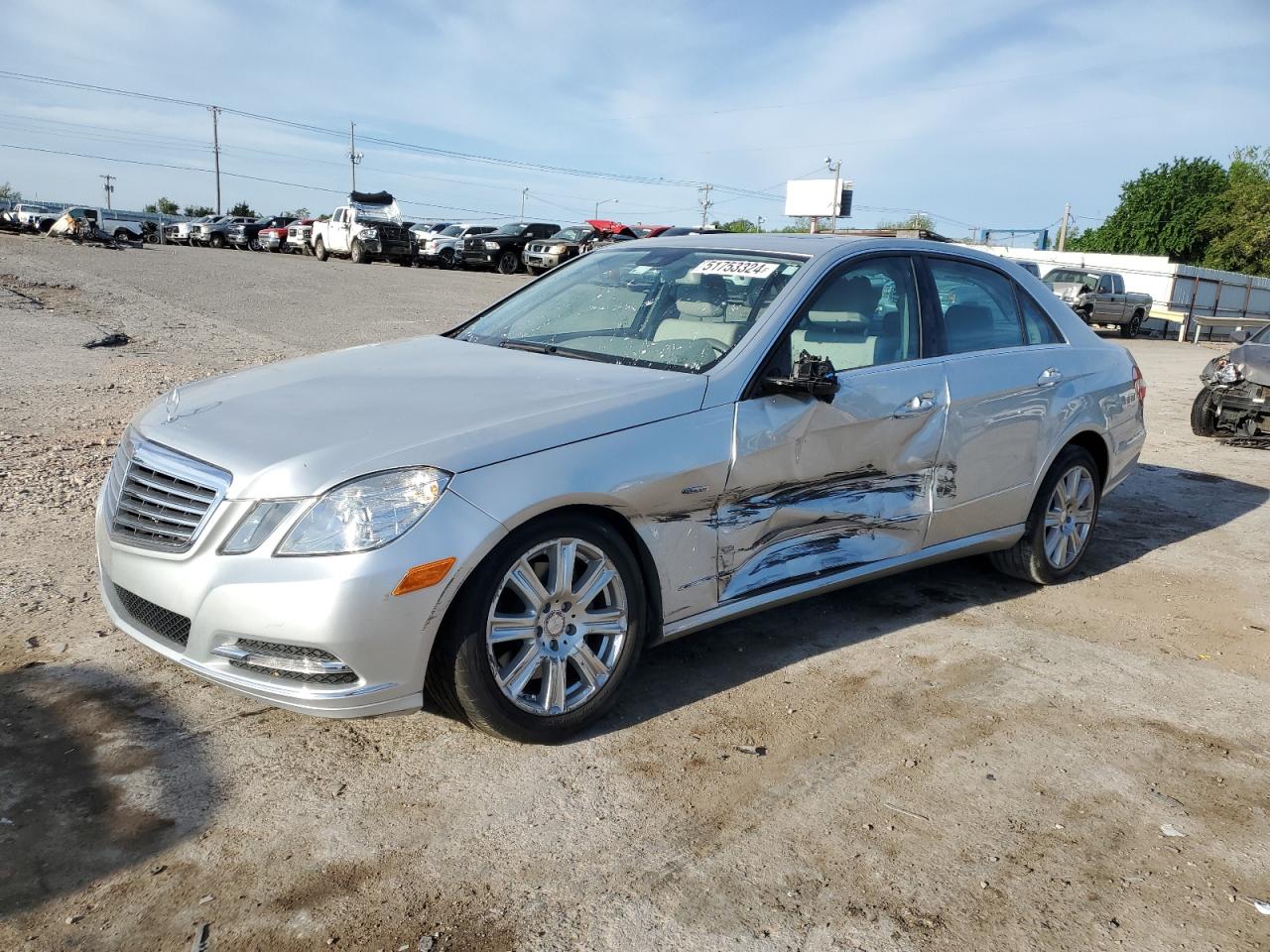 MERCEDES-BENZ E-KLASSE 2012 wddhf5kb0ca655504