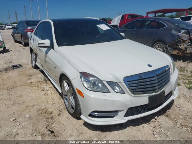 MERCEDES-BENZ E 2012 wddhf5kb6ca542494