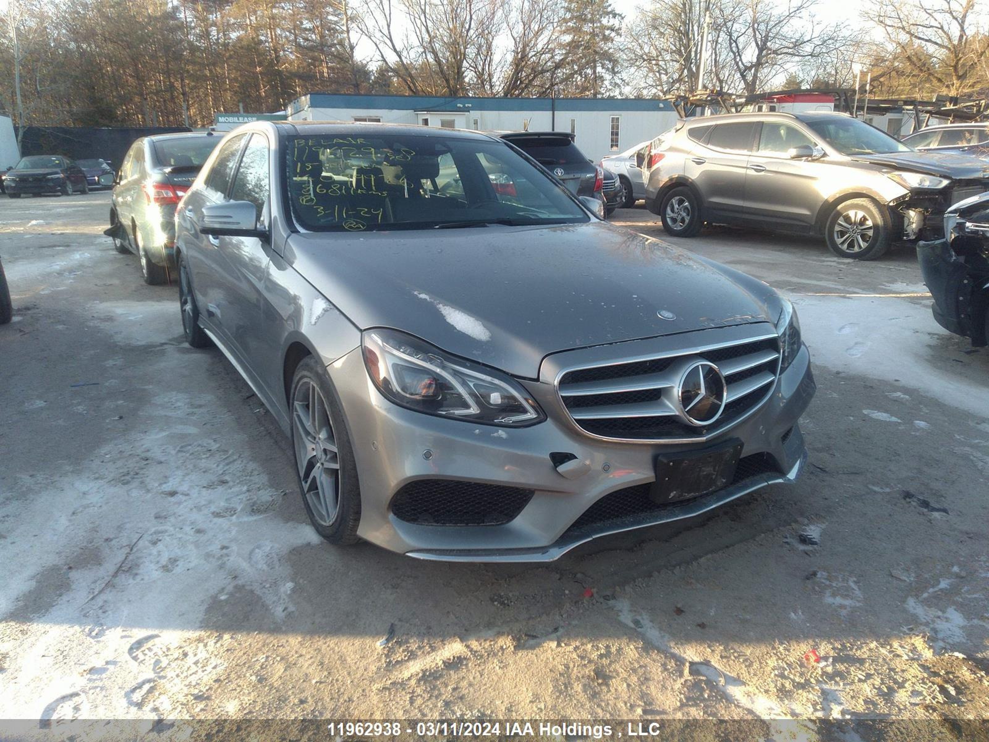 MERCEDES-BENZ E-KLASSE 2015 wddhf6hb1fb099926