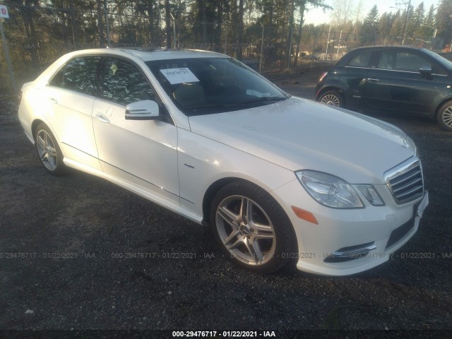 MERCEDES-BENZ E-CLASS 2012 wddhf8jb4ca544750