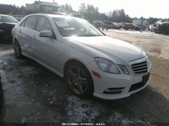 MERCEDES-BENZ E-CLASS 2012 wddhf8jb6ca615303