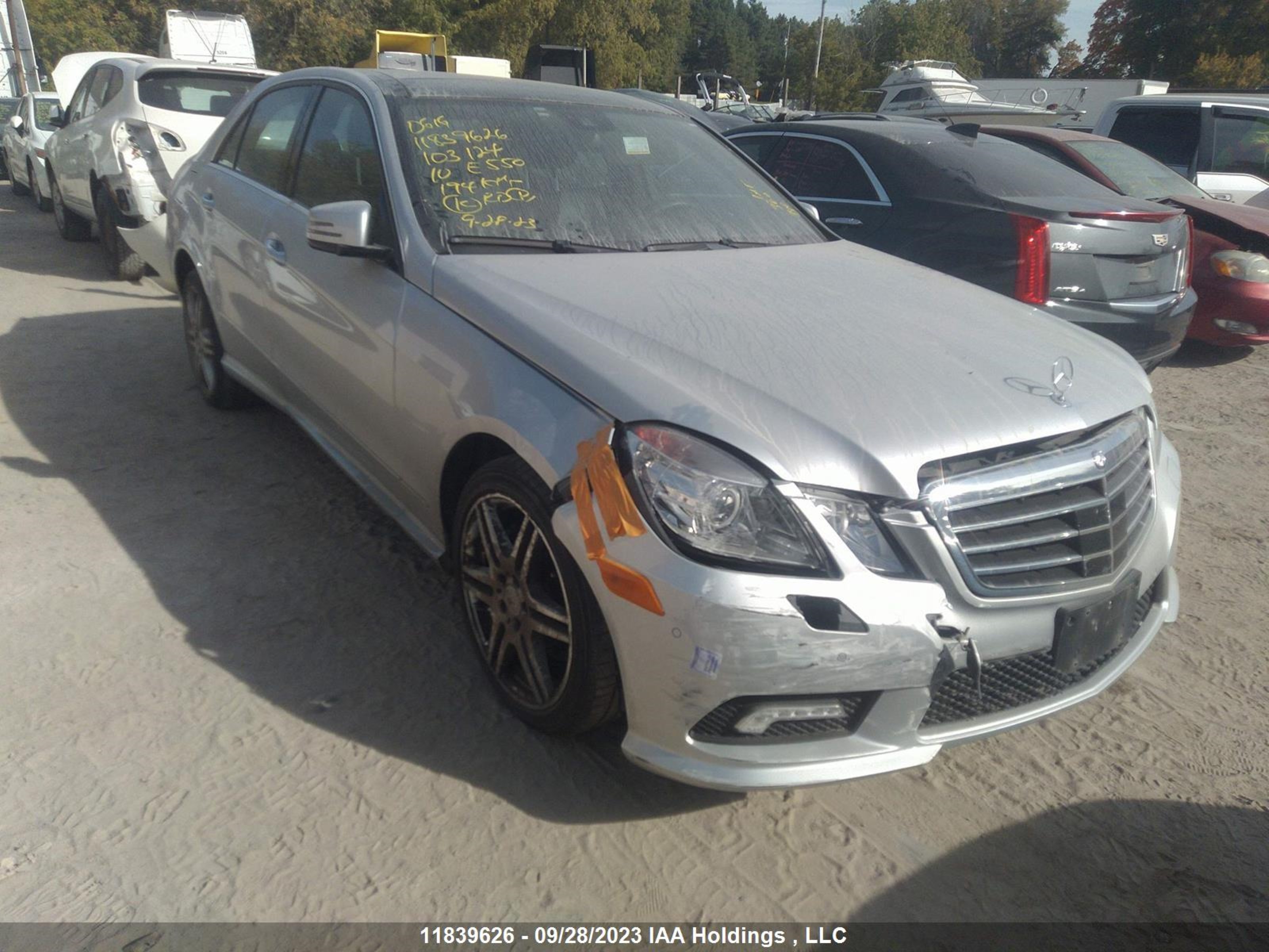 MERCEDES-BENZ E-KLASSE 2010 wddhf9ab6aa103124