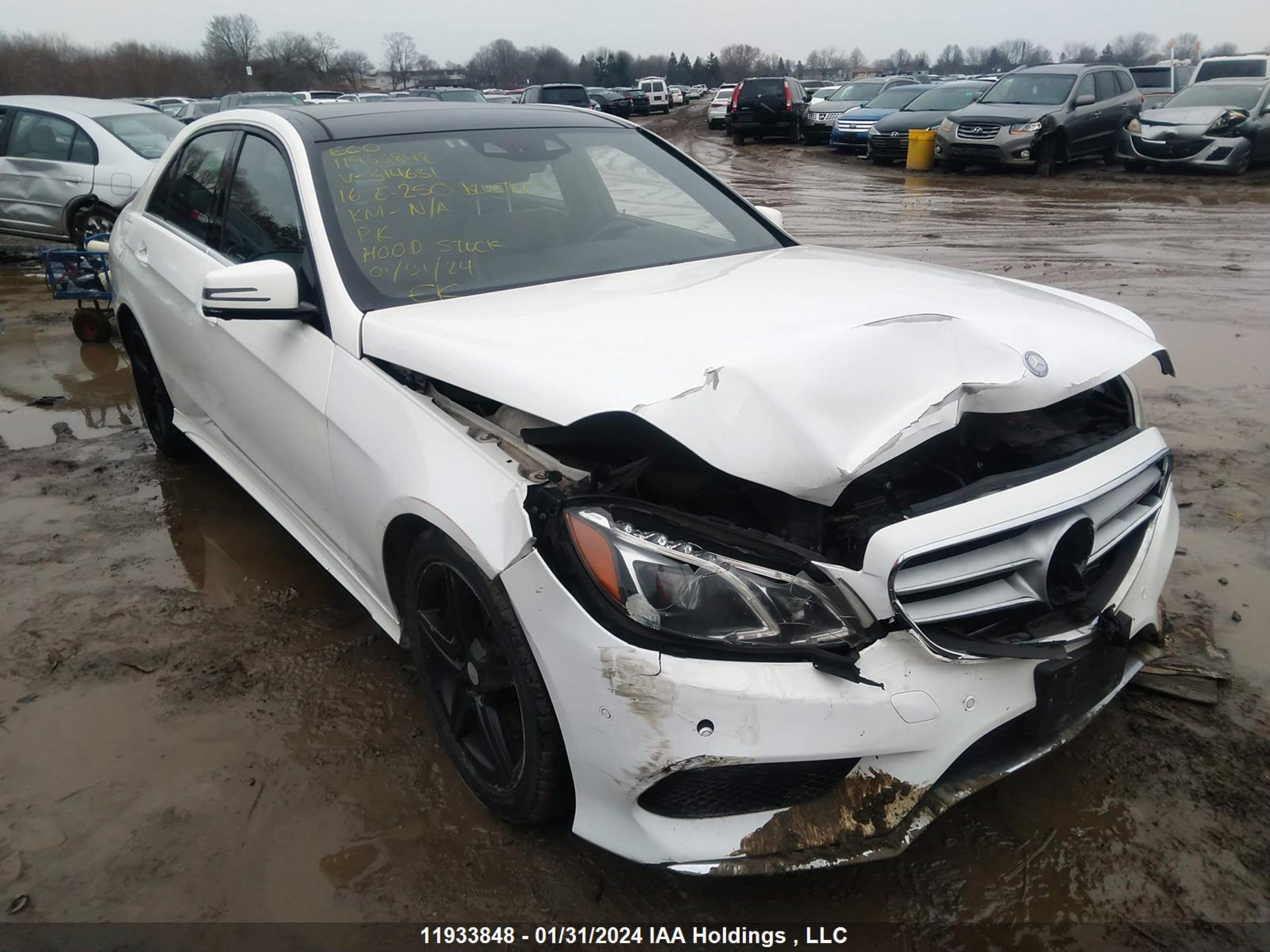 MERCEDES-BENZ E-KLASSE 2016 wddhf9hb3gb314631