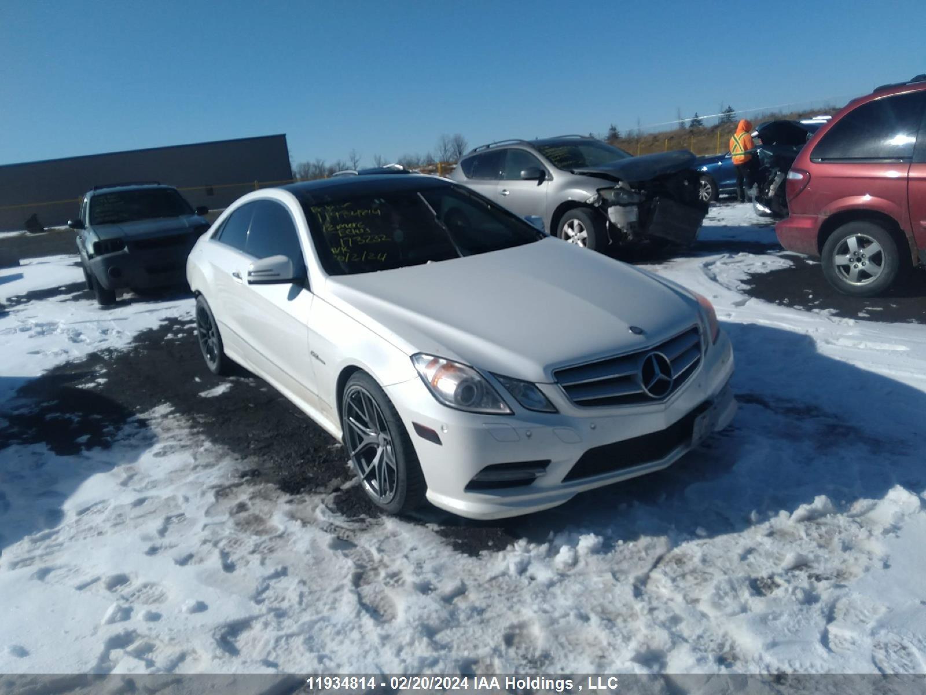 MERCEDES-BENZ E-KLASSE 2012 wddkj8jb1cf173232