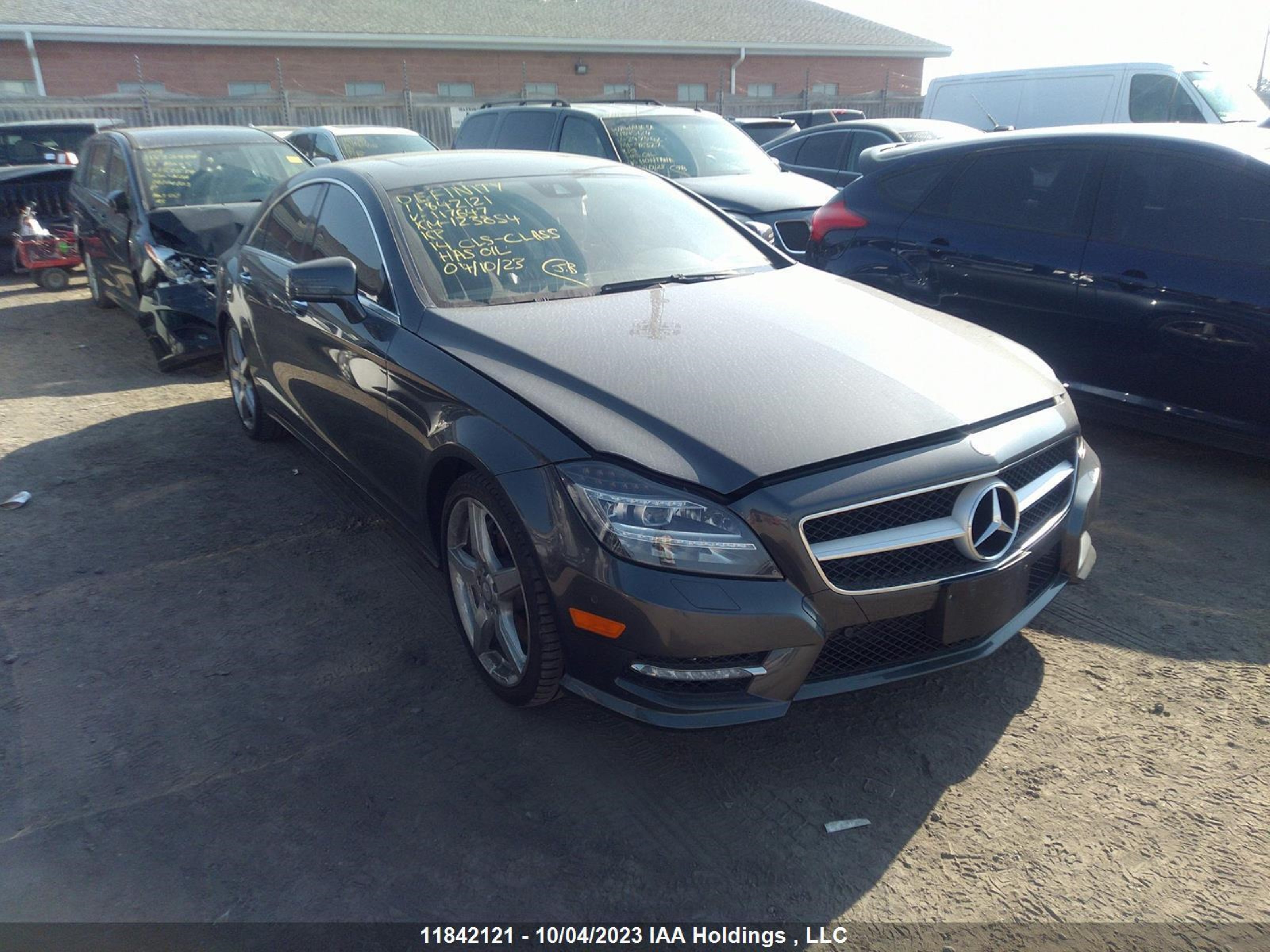 MERCEDES-BENZ CLS-KLASSE 2014 wddlj9bb2ea117647