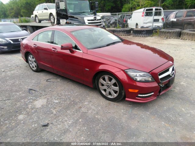 MERCEDES-BENZ CLS-CLASS 2012 wddlj9bb7ca022515