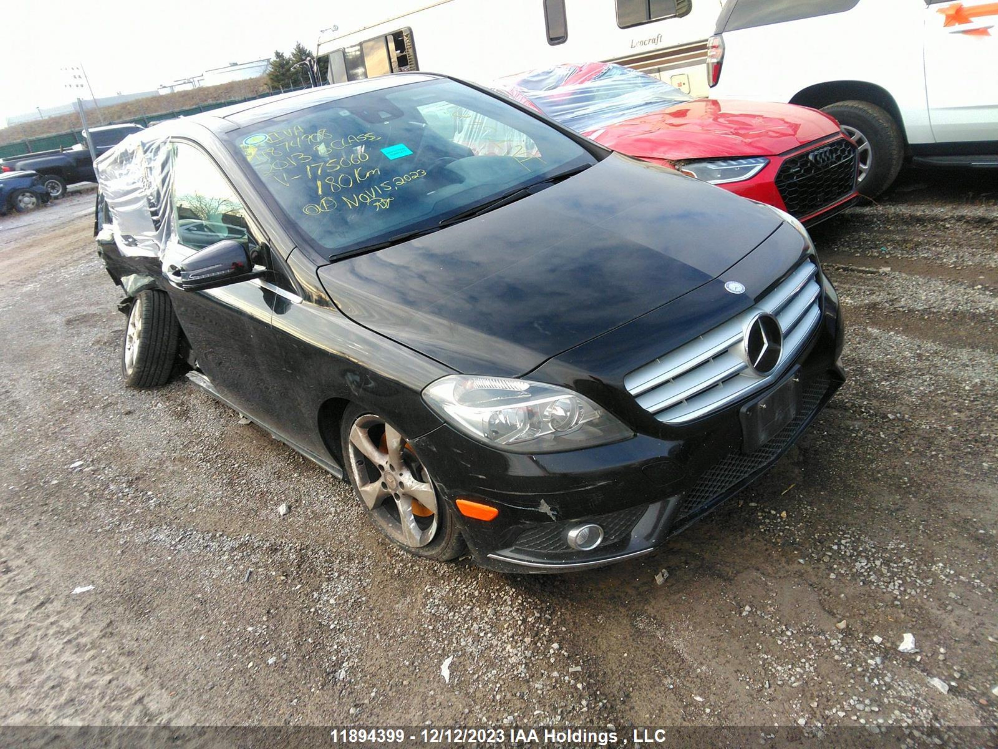 MERCEDES-BENZ B-KLASSE 2013 wddmh4eb0dj175060