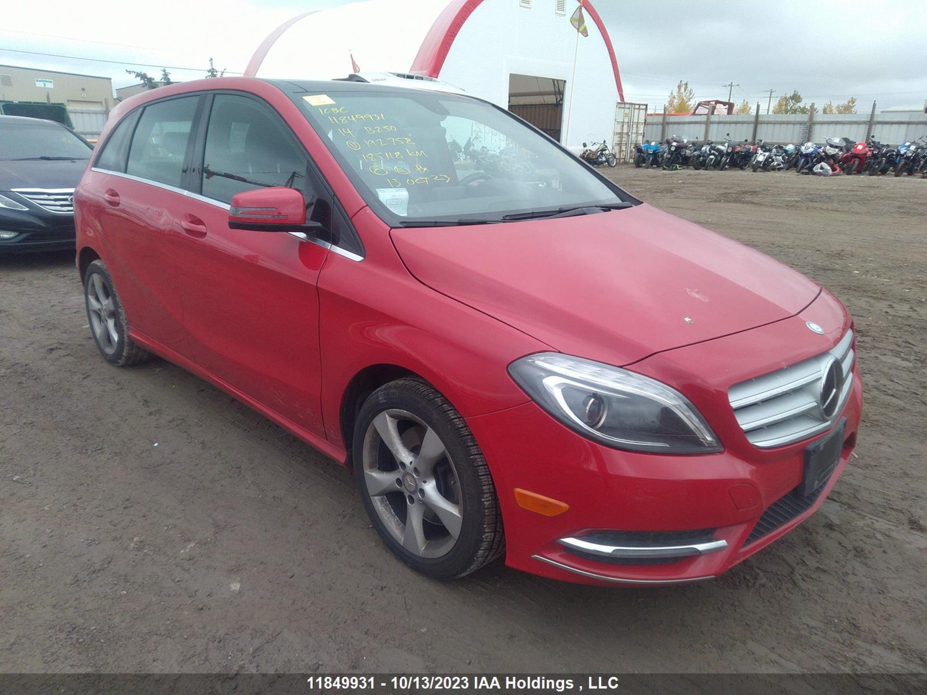 MERCEDES-BENZ B-KLASSE 2014 wddmh4eb3ej192758