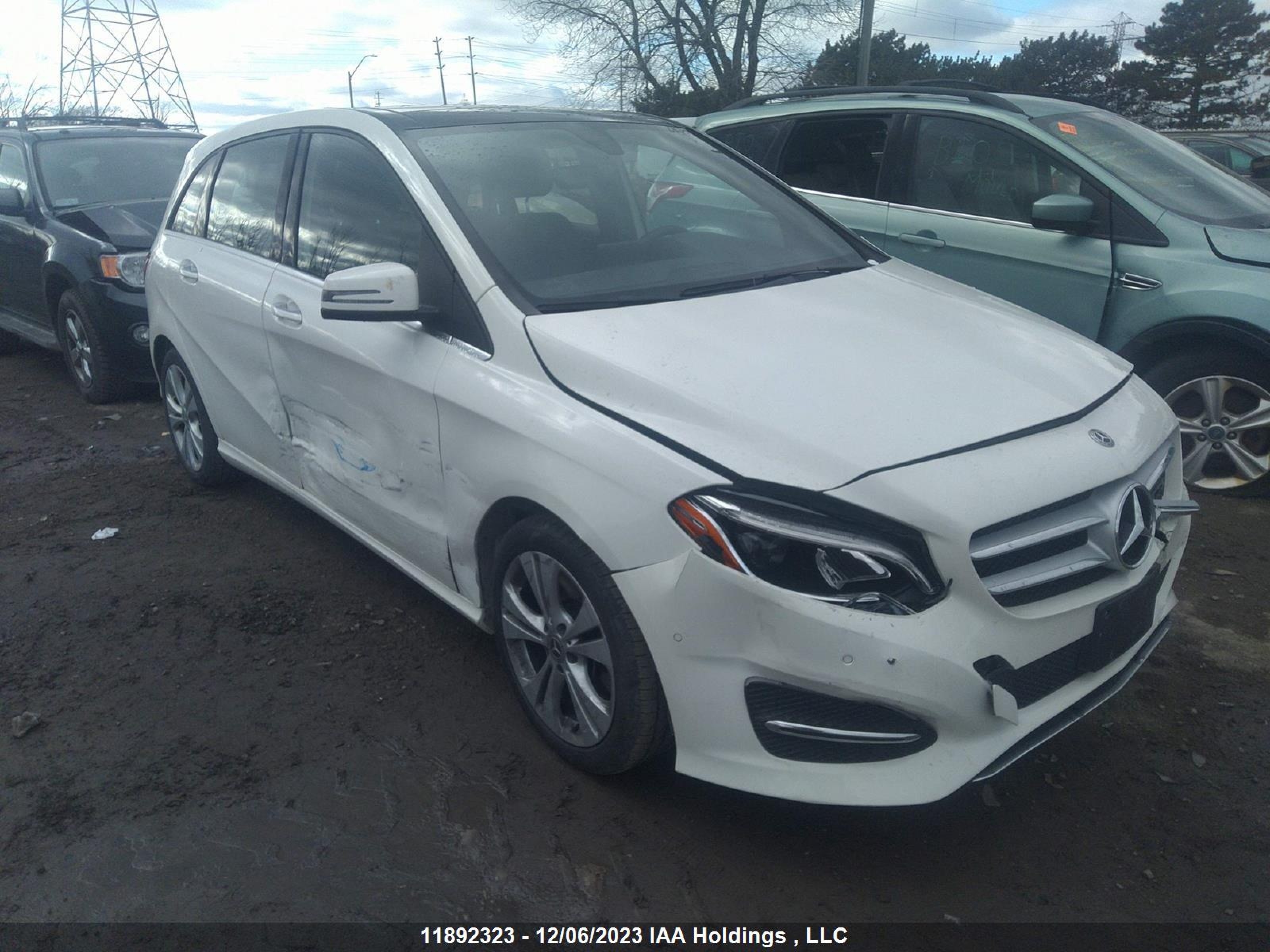 MERCEDES-BENZ B-KLASSE 2018 wddmh4gb8jj454183