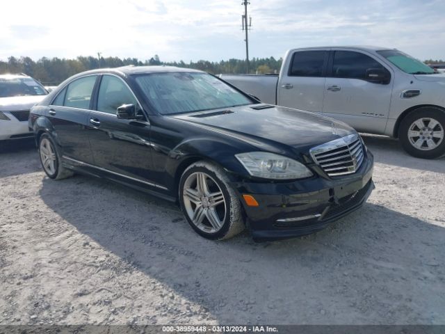 MERCEDES-BENZ S-CLASS 2013 wddng7db8da509605