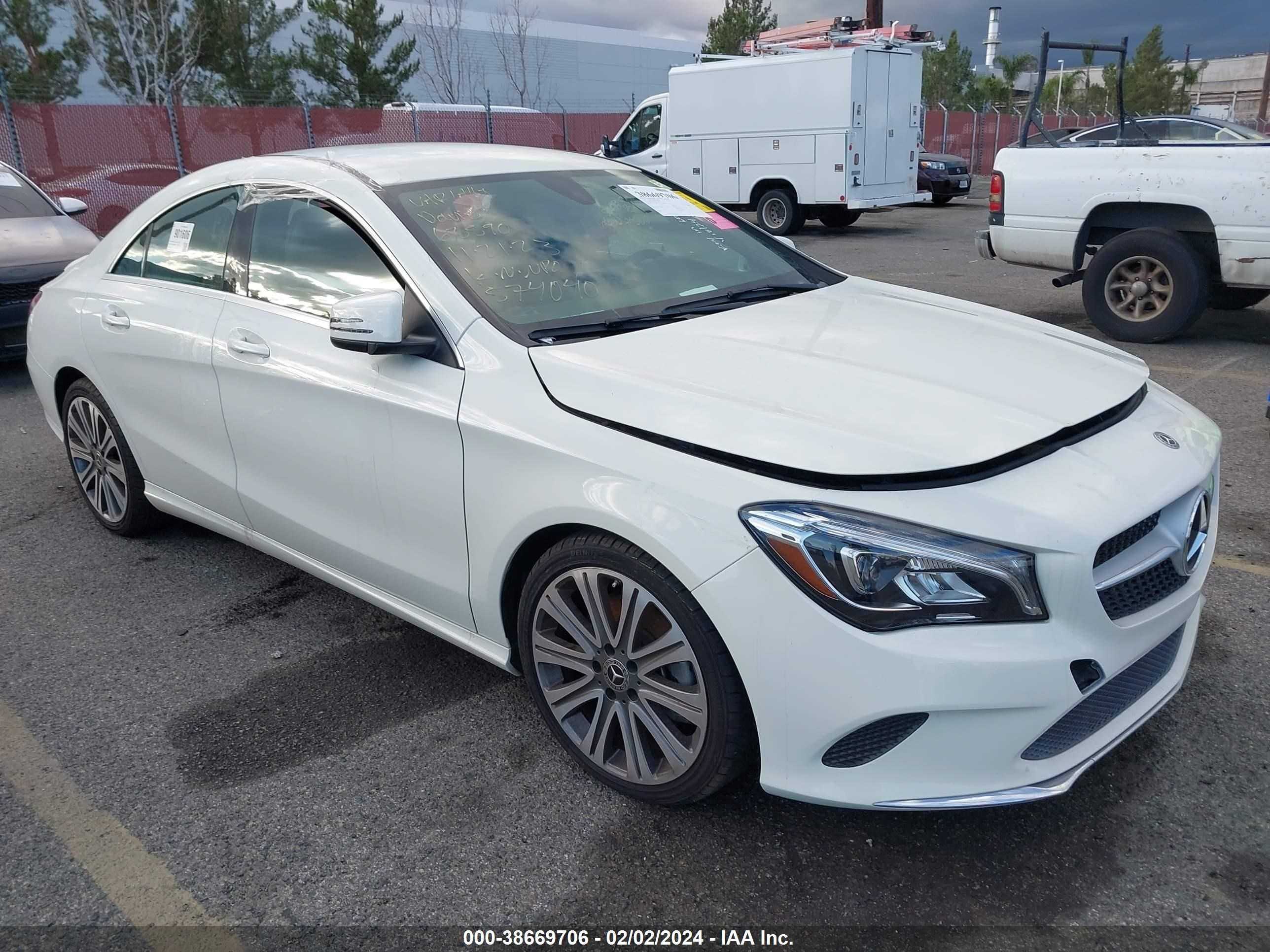 MERCEDES-BENZ CLA-KLASSE 2018 wddsj4eb6jn574040