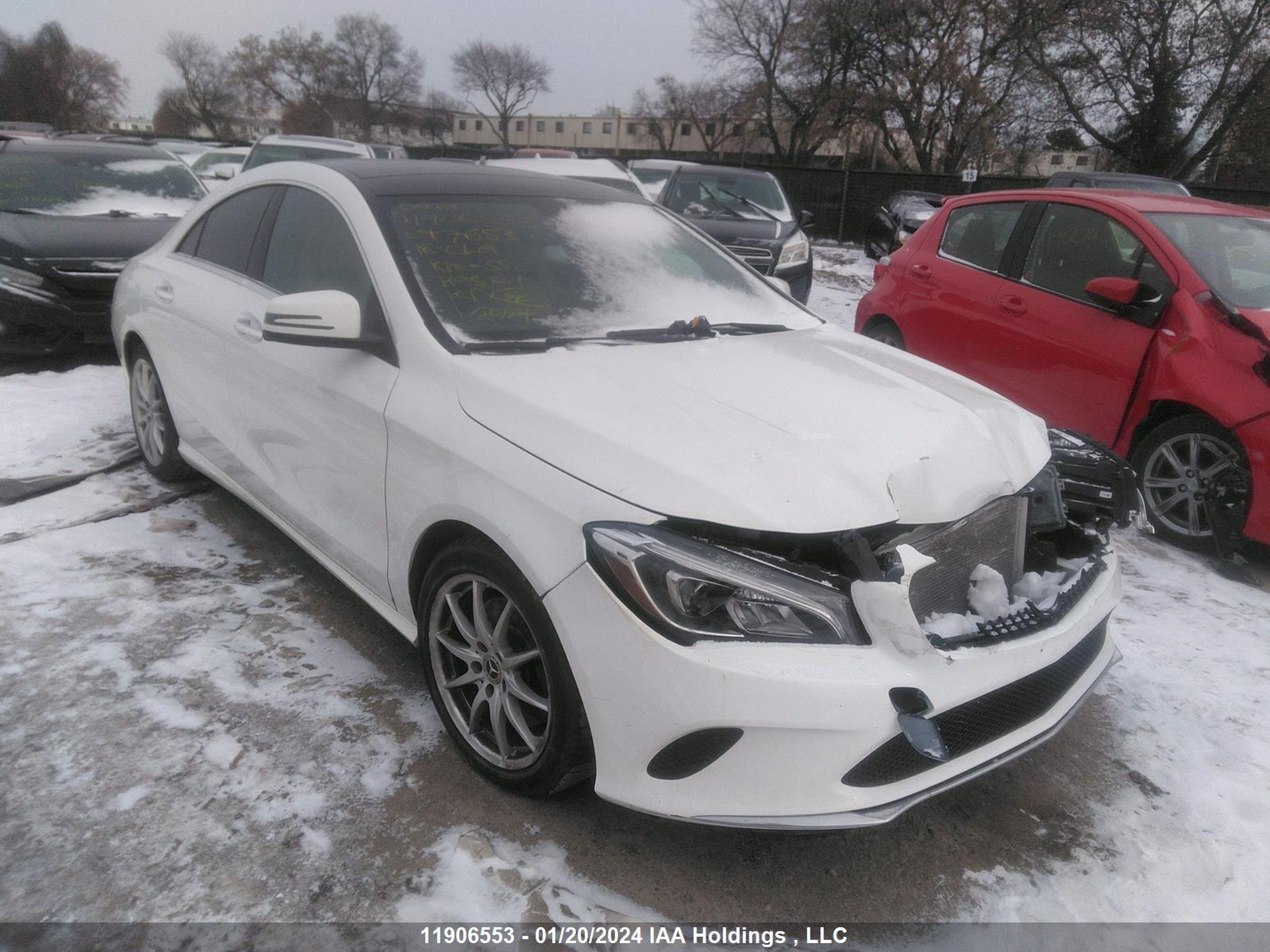 MERCEDES-BENZ CLA-KLASSE 2018 wddsj4gb3jn647653