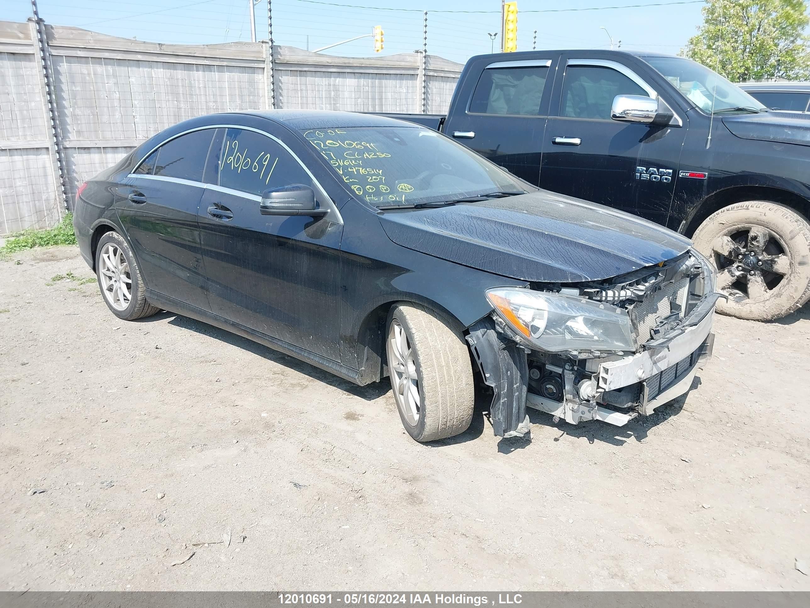 MERCEDES-BENZ CLA-KLASSE 2017 wddsj4gb7hn476514