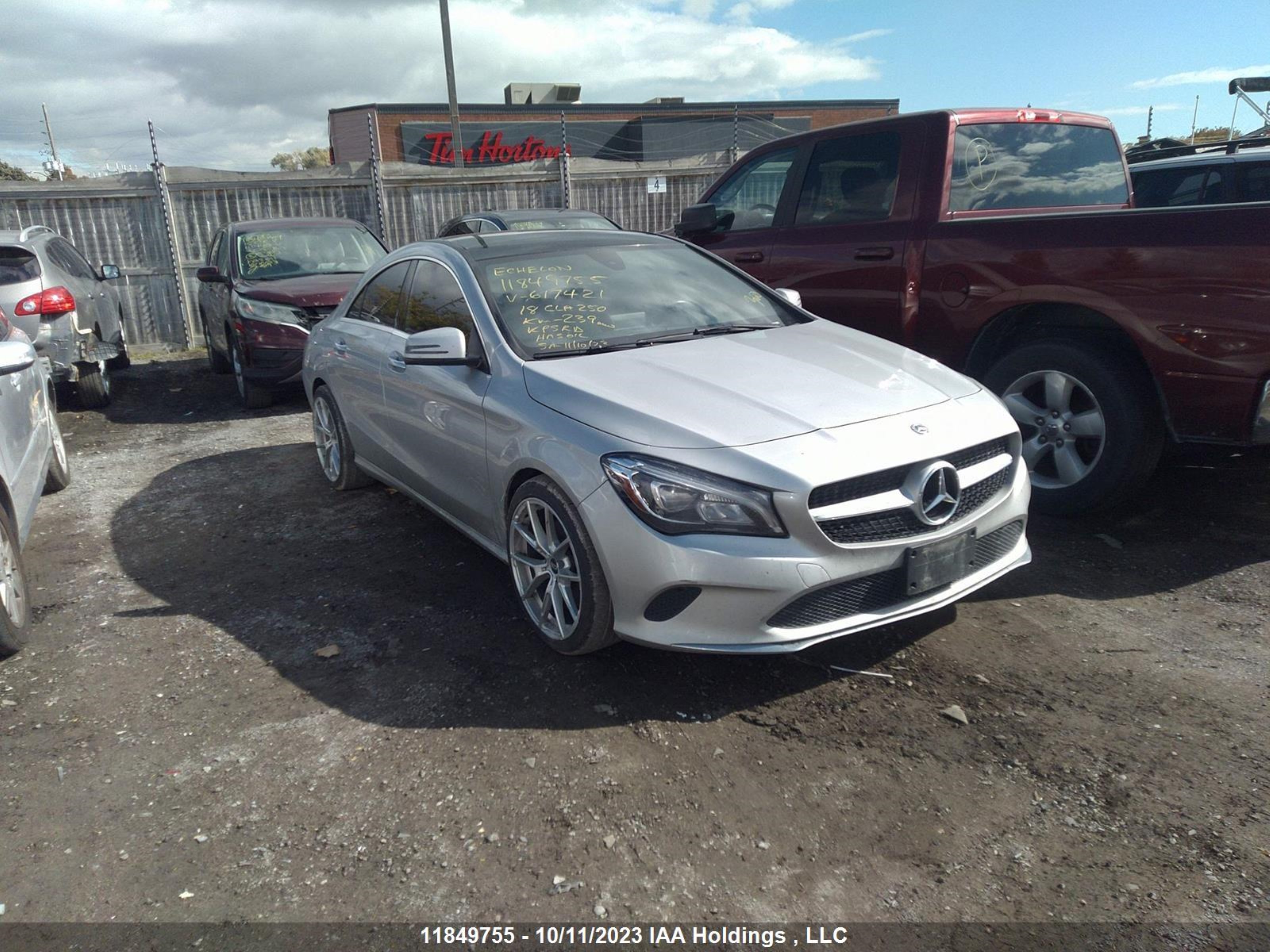 MERCEDES-BENZ CLA-KLASSE 2018 wddsj4gb8jn617421