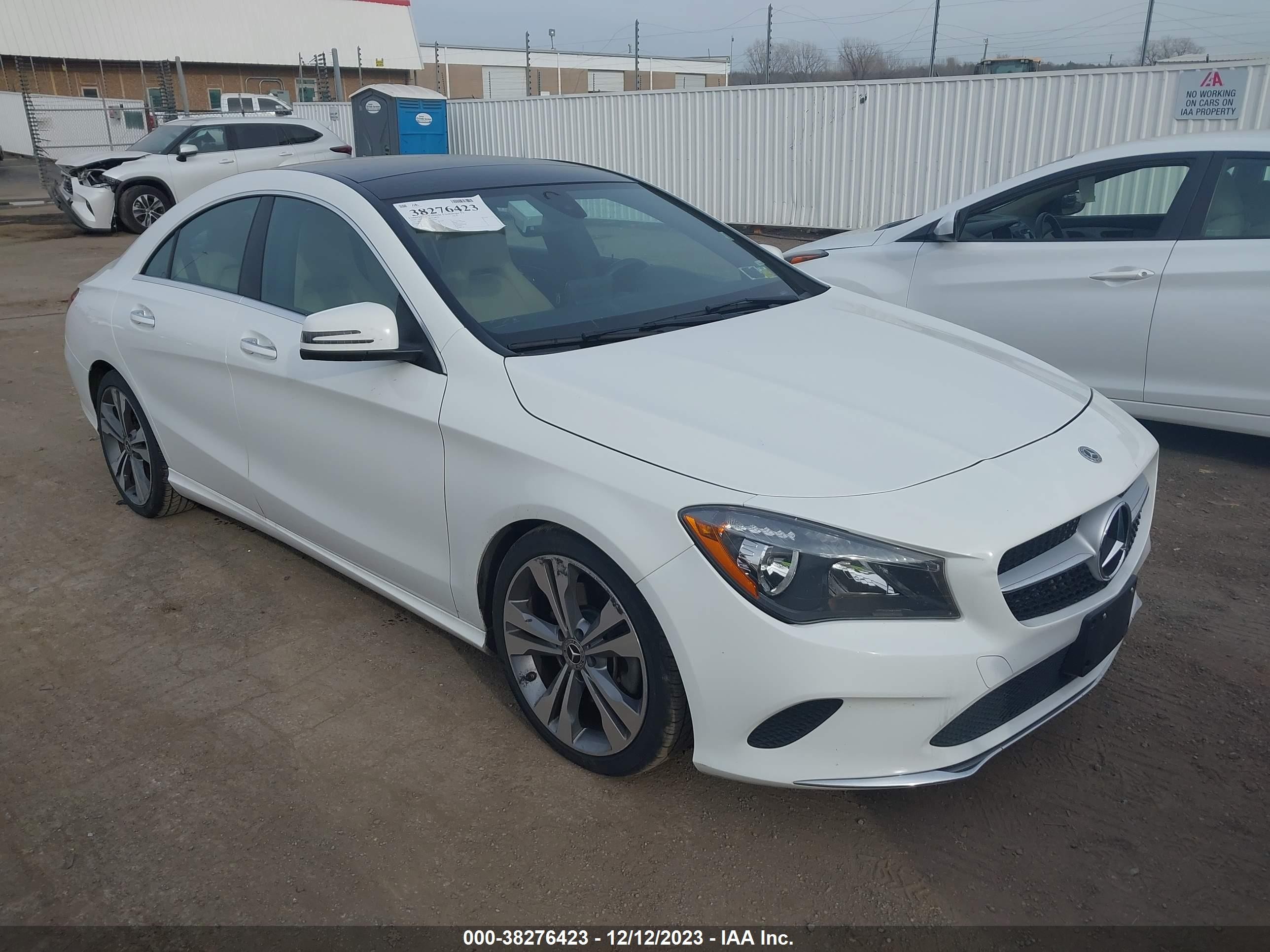 MERCEDES-BENZ CLA-KLASSE 2019 wddsj4gb9kn765403