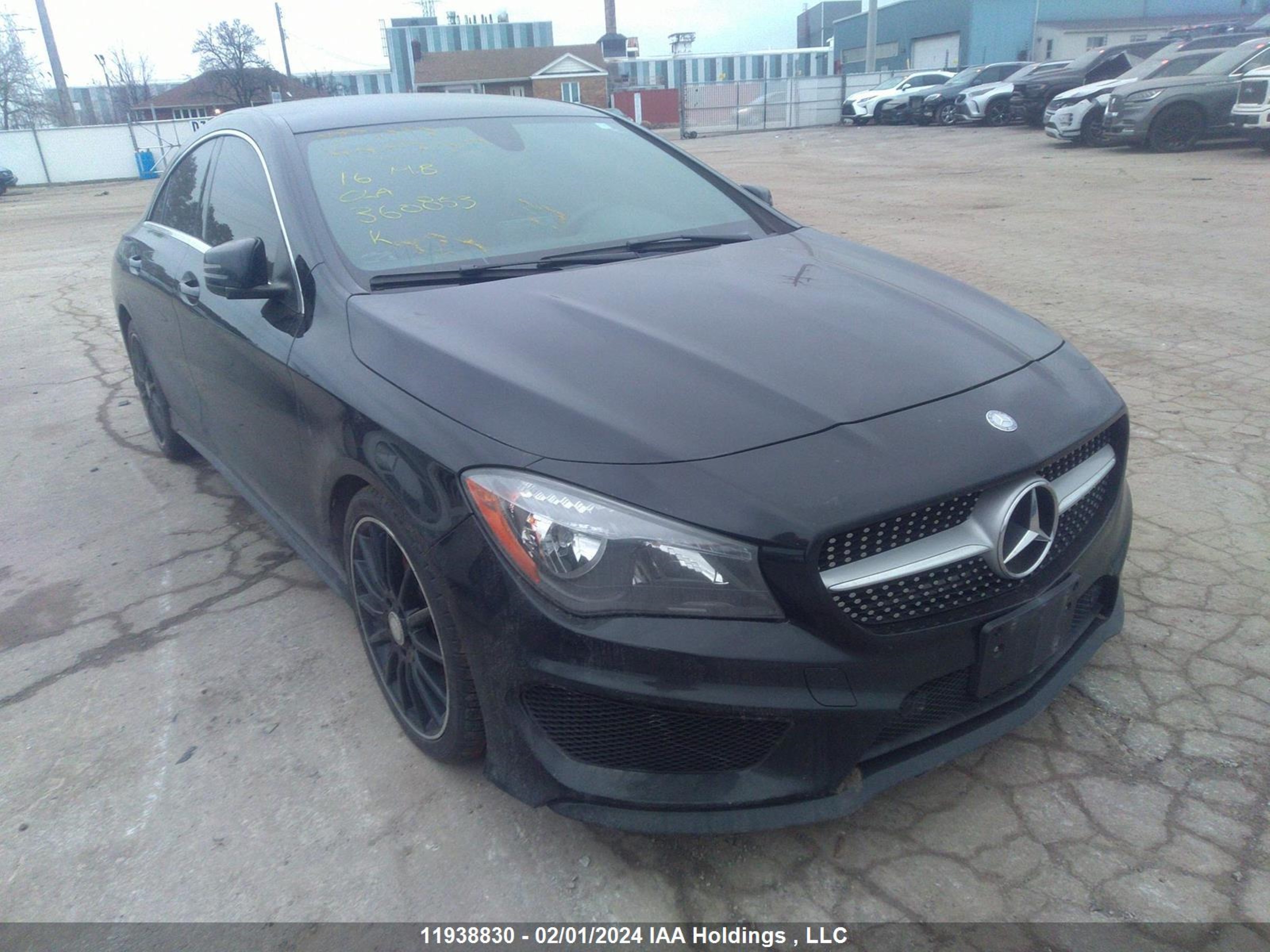 MERCEDES-BENZ CLA-KLASSE 2016 wddsj4gbxgn360853