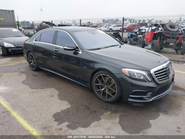 MERCEDES-BENZ S 550 PLUG-IN HYBRID 2016 wddug6db3ga249267