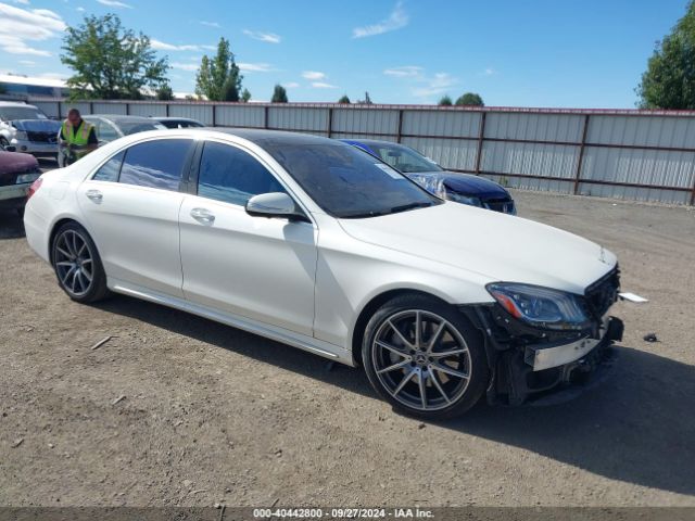 MERCEDES-BENZ S-CLASS 2018 wddug8gb8ja393217