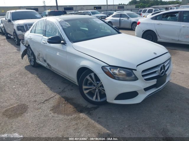 MERCEDES-BENZ C-CLASS 2018 wddwf4jb2jr312629