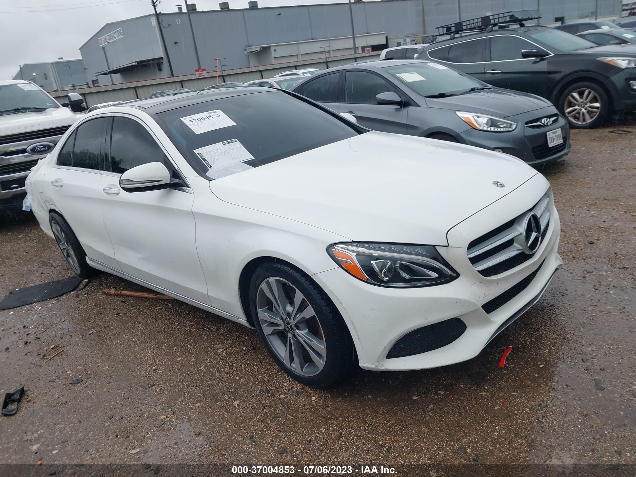 MERCEDES-BENZ C-KLASSE 2018 wddwf4jb4jr409850